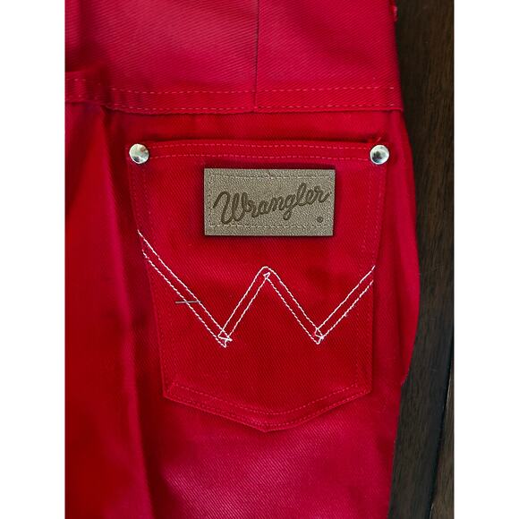 Collectors Dream! NOS VINTAGE 1970’s Red Wrangler Jeans Junior Size 7/8 - Picture 9 of 16